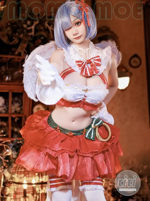 阿雪雪 – NO.074 圣诞小天使 蕾姆 [86P-2.07GB]