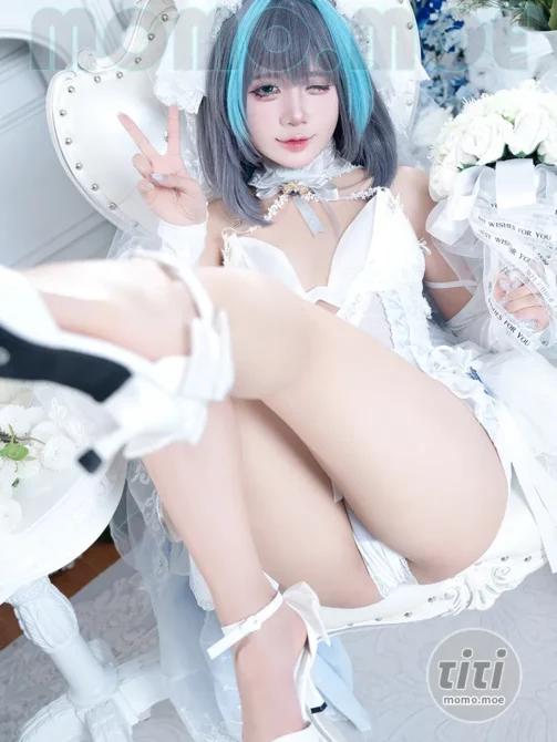 PoppaChan – NO.151 毛毛版 Cheshire Wedding [98P+12V-1.23GB]