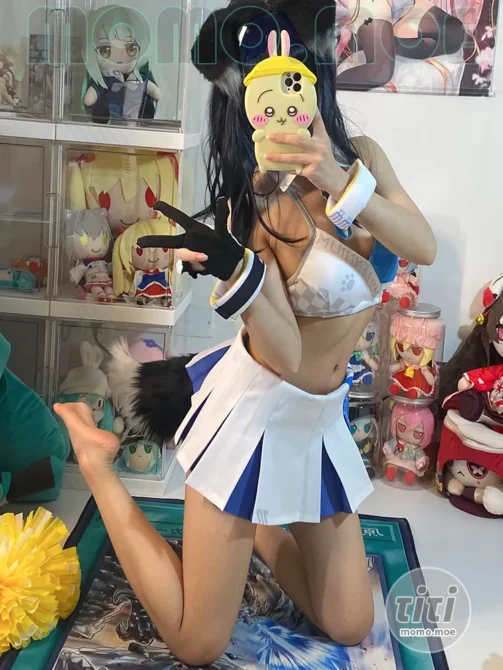 白栎Shirly – NO.056 蔚蓝档案 猫冢响 应援团 [88P+10V-1.45GB]
