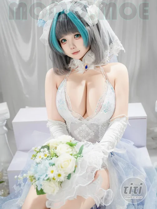 宝钡Bei – NO.003 碧蓝航线 柴郡 誓约花嫁 [42P-493MB]