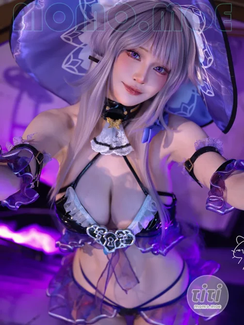 Machi馬吉 – NO.032 大黑塔 水着💜Swimsuit The Herta 💜 [42P-1.93GB]